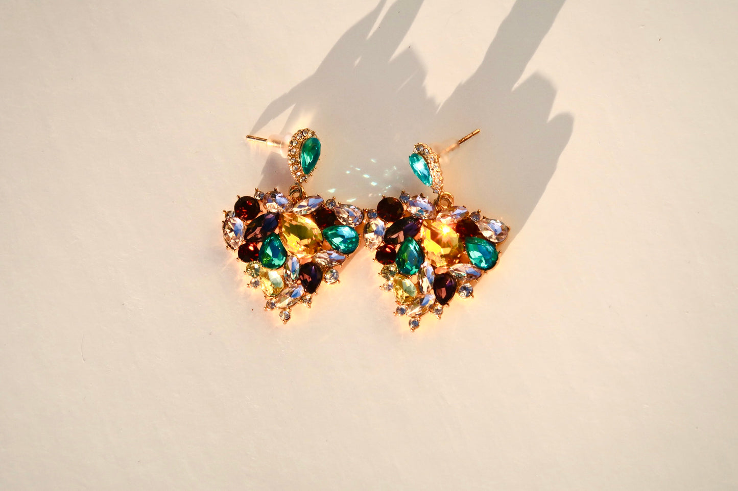 Colorful Zircon Earrings