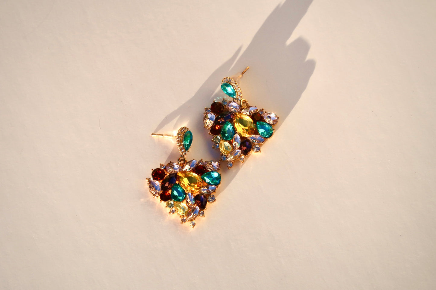 Colorful Zircon Earrings